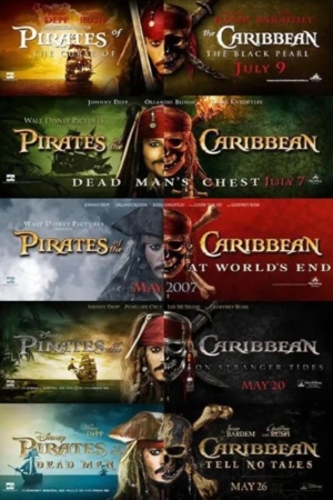 Mp4moviez Pirates of the Caribbean 2003+2017 Hindi+English 5 Movies Collection BluRay 480p 720p 1080p Download